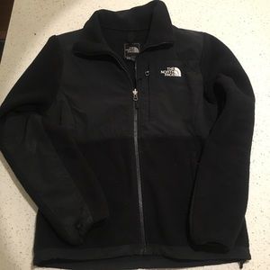 LIKE NEW Women black Small Northface fleece jacket